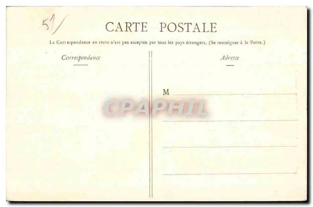 Camp de Châlons - Grande-Rue — Librairie Militaire Cédéfa, Mourmelon - Verso