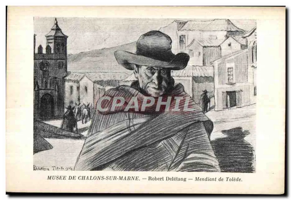 Bettler von Toledo — Robert Delétang — Museum von Chalons-sur-Marne - Vorderseite