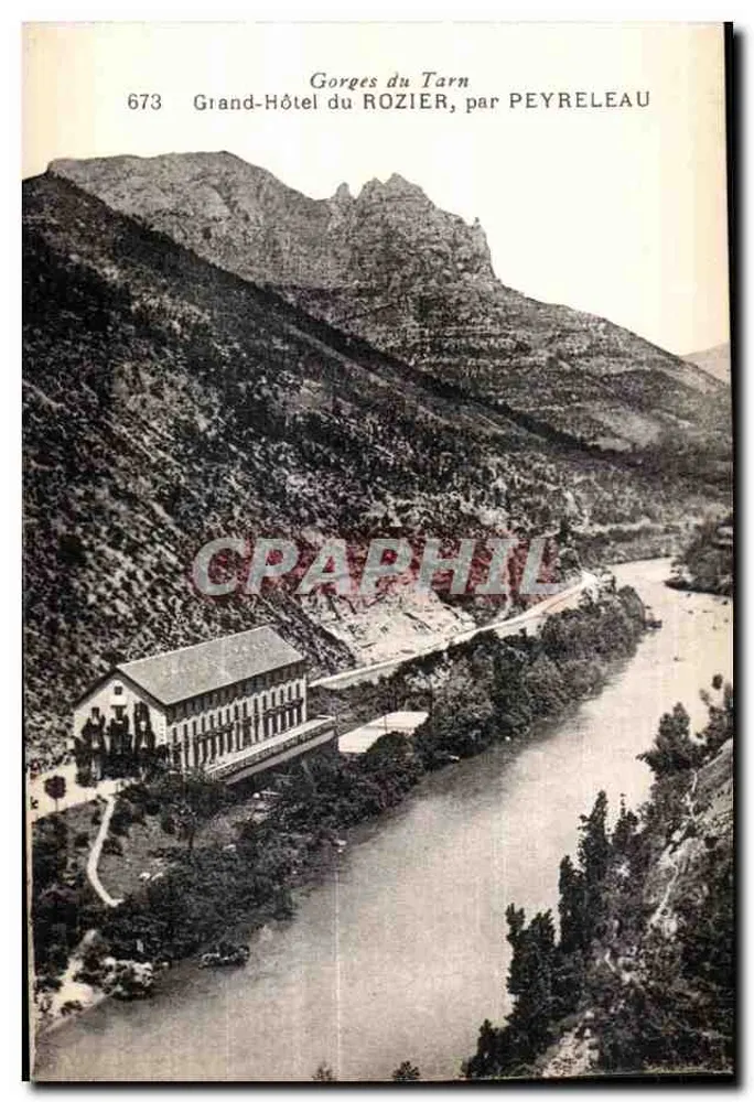 Gorges du Tarn — Grand-Hôtel du Rozier — von Peyreleau - Vorderseite