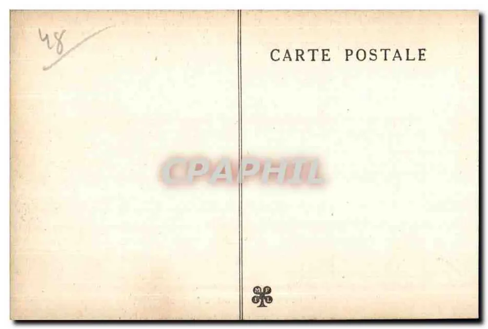 Gorges do Tarn — Vista do Ponte de SACHELY — Editor M.F. & Cie, n° 843 - Verso