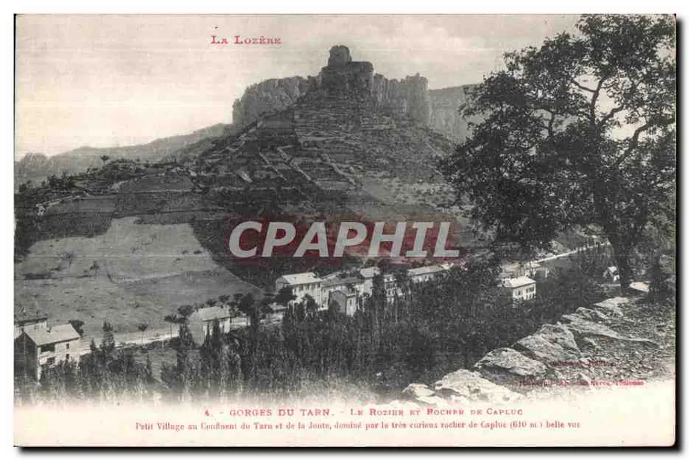 Gorges du Tarn - Le Rozier und Rocher de Capluc — La Lozère - Vorderseite