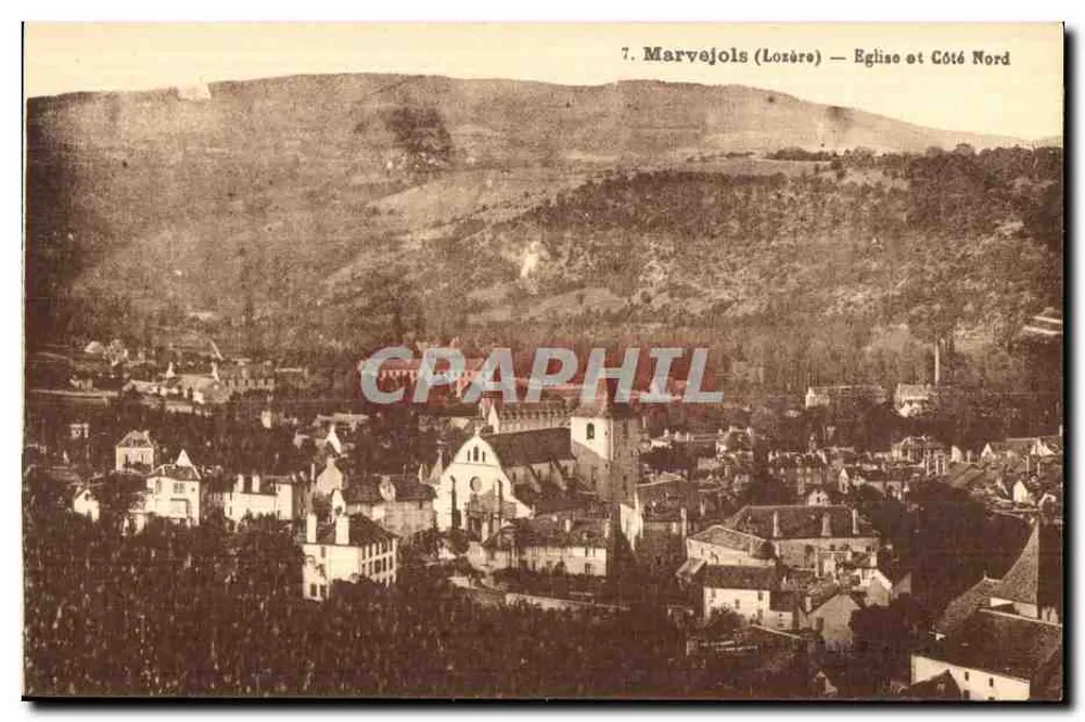Marvejols (Lozère) — Kirche und Nordseite - Vorderseite