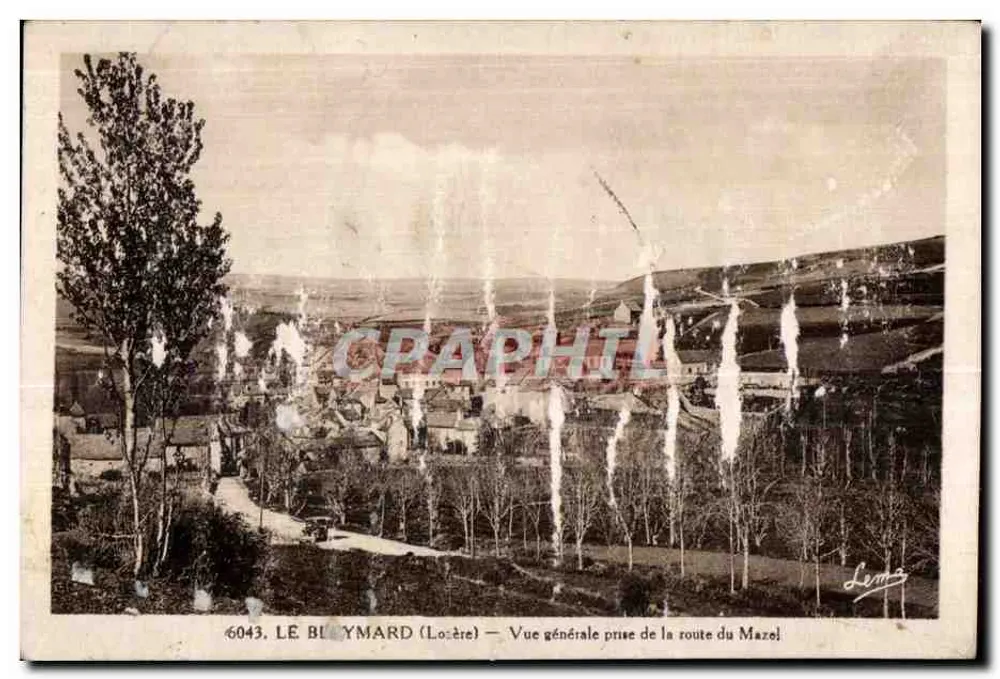 Le Blumard (Lotère) — Allgemeiner Blick von der Straße des Mazel — Verlag Léon Margerit, Nr. 6043 - Vorderseite