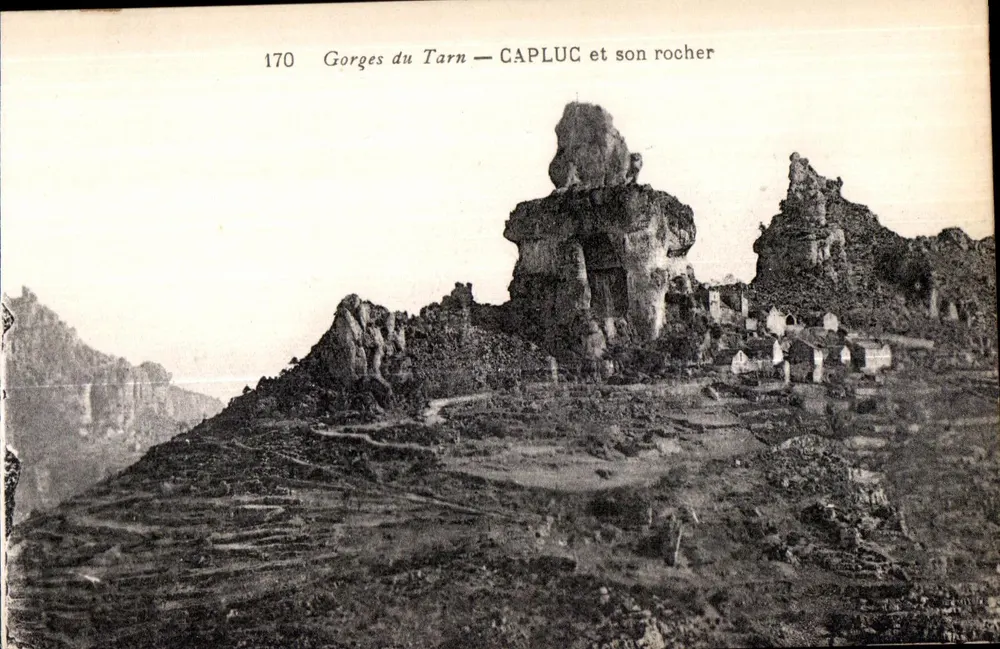 Gorges do Tarn — CAPLUC e seu rochedo — n° 170 - Frente