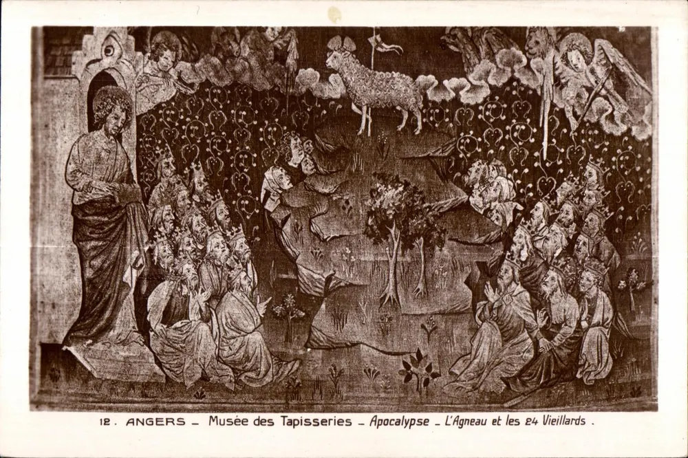 Angers — Museum der Teppiche — Apokalypse — Das Lamm und die 24 Ältesten - Vorderseite