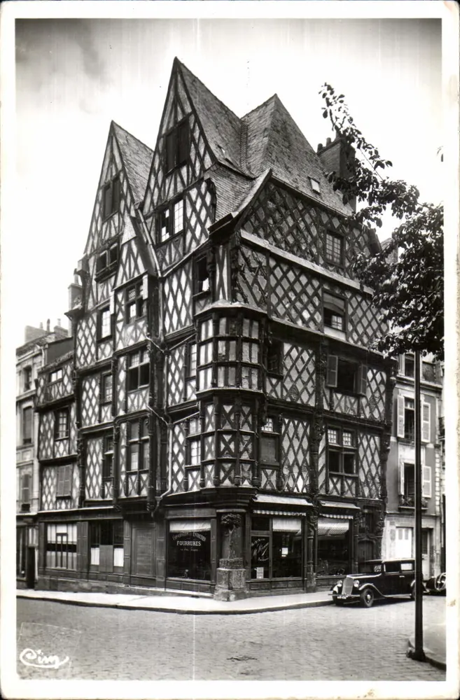 Angers (M.-et-L.) — Casa de Adam — editor Combière & Cie - Frente