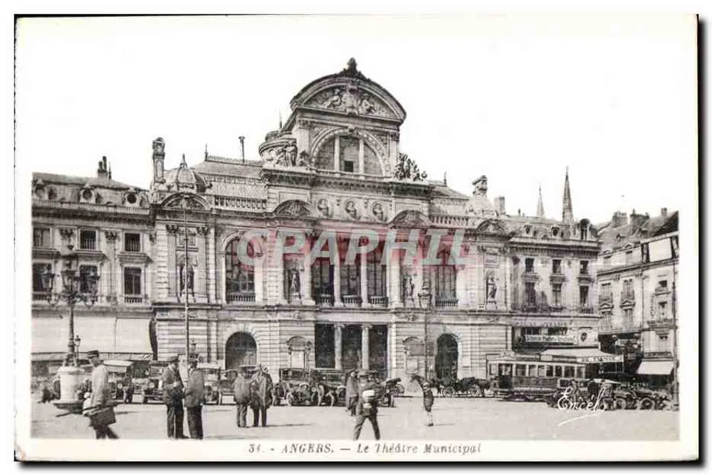 Angers — El Teatro Municipal — Graphil - Anverso