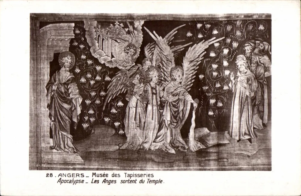 Angers — Museu das Tapeçarias — Apocalipse: Os Anjos Saem do Templo — n°28 - Frente