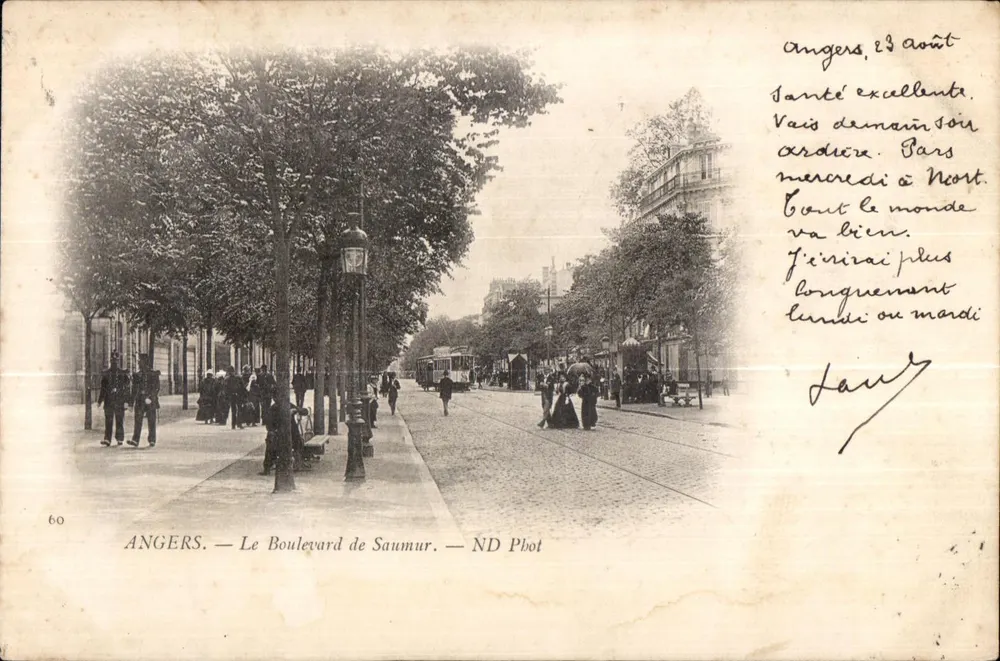 Angers — O Boulevard de Saumur — ND Pbot - Frente