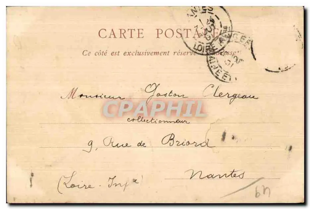 Angers — O Boulevard de Saumur — ND Pbot - Verso