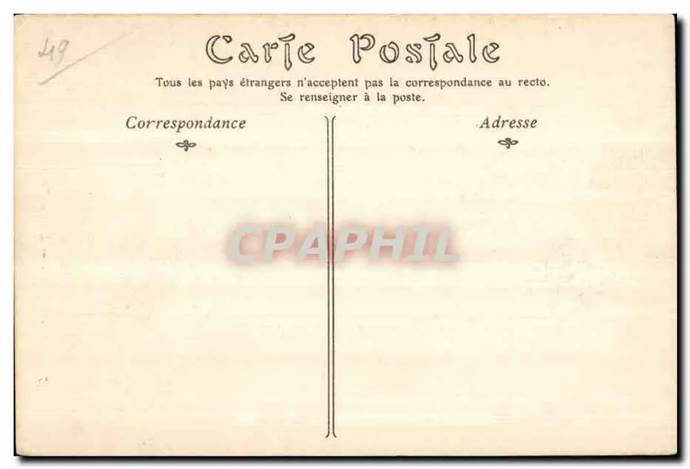 Angers — O Hotel Prince — ND Phot - Verso