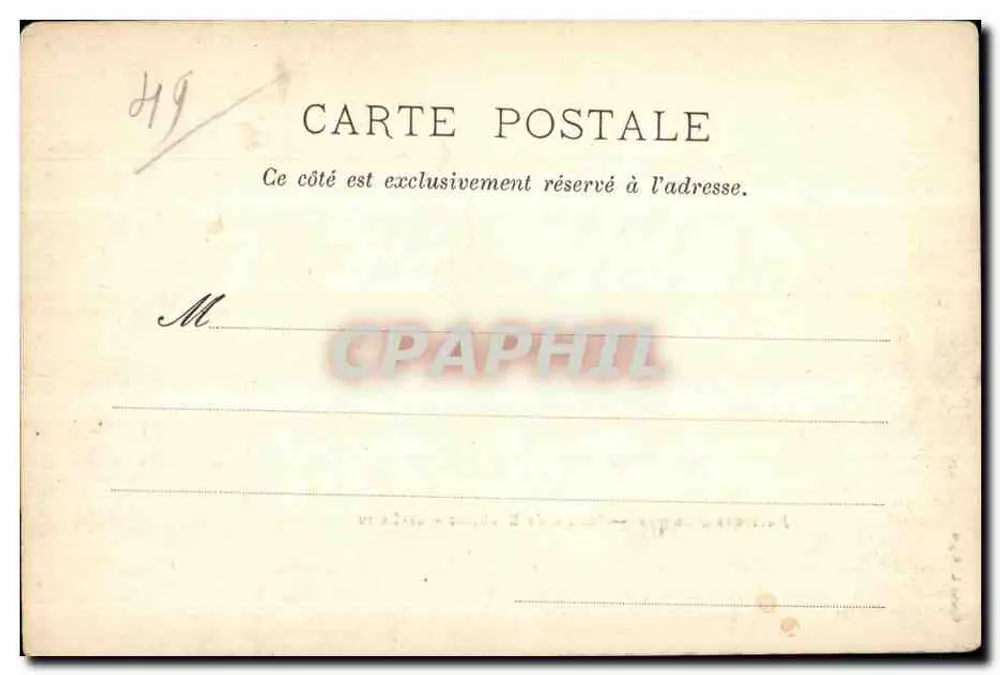 Bürgermeisteramt Rochefort-sur-Loire — Umgebung von Angers — Cliché L. Rigot - Rückseite