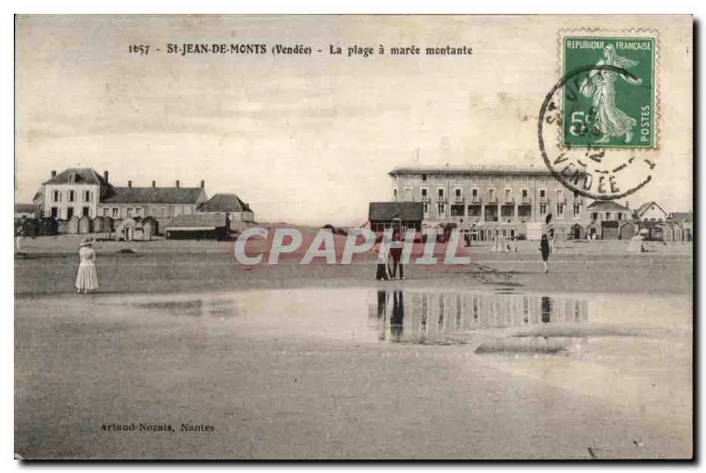 St-Jean-de-Monts (Vendée) — Die Strände bei Ebbe — Artaud-Nogais, Nantes - Vorderseite