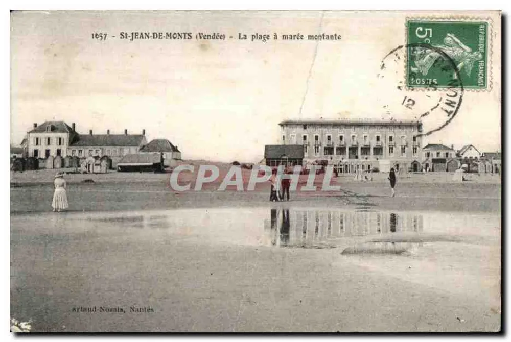 St-Jean-de-Monts (Vendée) — Die Strände bei Ebbe — Arlaud-Nozais, Nantes - Vorderseite