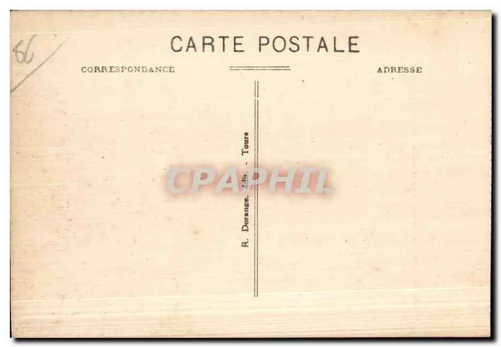 La Roche-Posay (Vienne) — Die Kirche und das Tal der Creuse — unbekannter Verlag, Seriennummer 6 - Rückseite