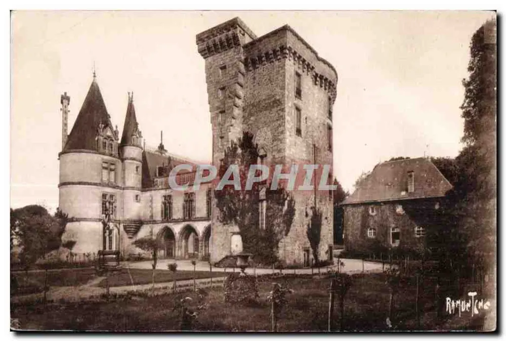 Schloss La Flocellière — Vendée — Artistische Editionen Raymond Bergevin - Vorderseite