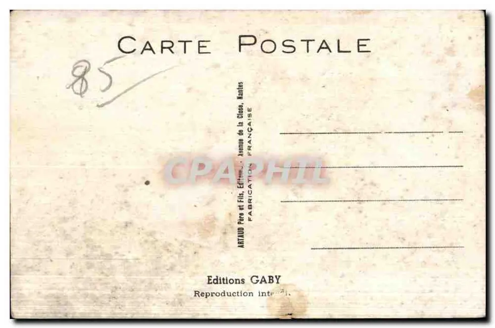 O Passage do Goa — caricatura humorística — Edições Gaby, n°12 - Verso