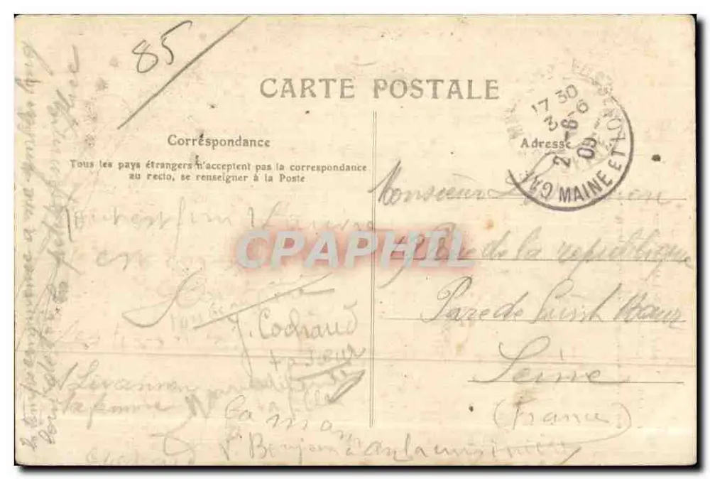 St-LAURENT-sur-SÈVRE — Igreja — L.B. Pouglin, Mortagne - Verso