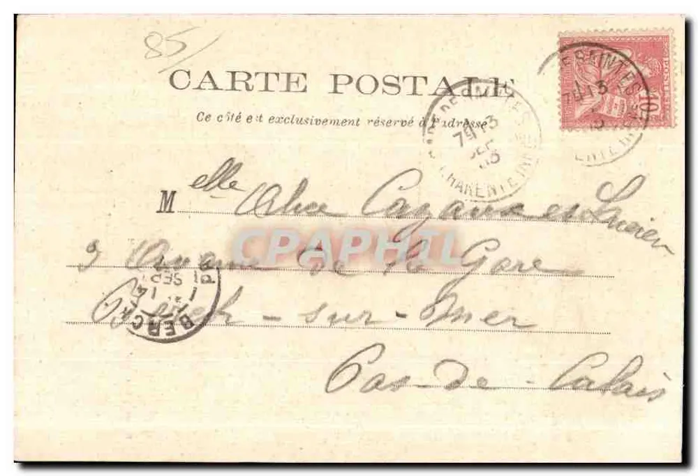 Sables-d'Olonne — Unsere Sablaisen beim Halage — Sammlung L. Amiand, N°541 - Rückseite