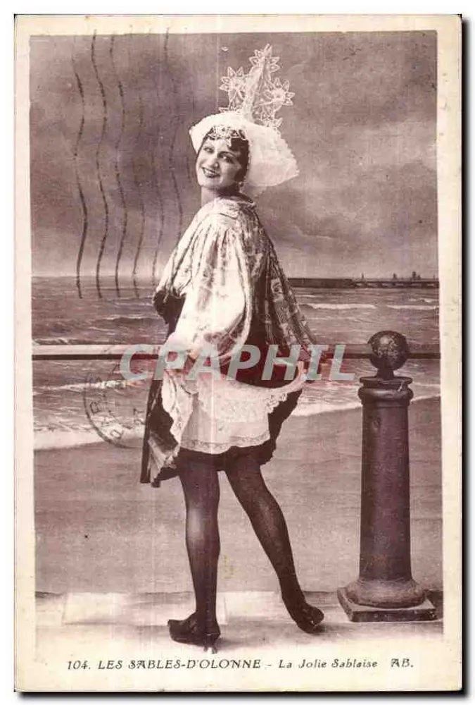 Les Sables-d'Olonne — La Jolie Sablaise — AB. N° 104 - Frente