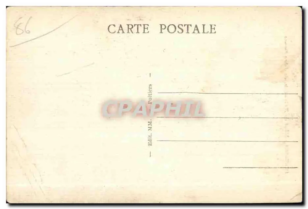 Poitiers - Hotel des 16. Jahrhunderts, von Jehan Beauce - Rückseite