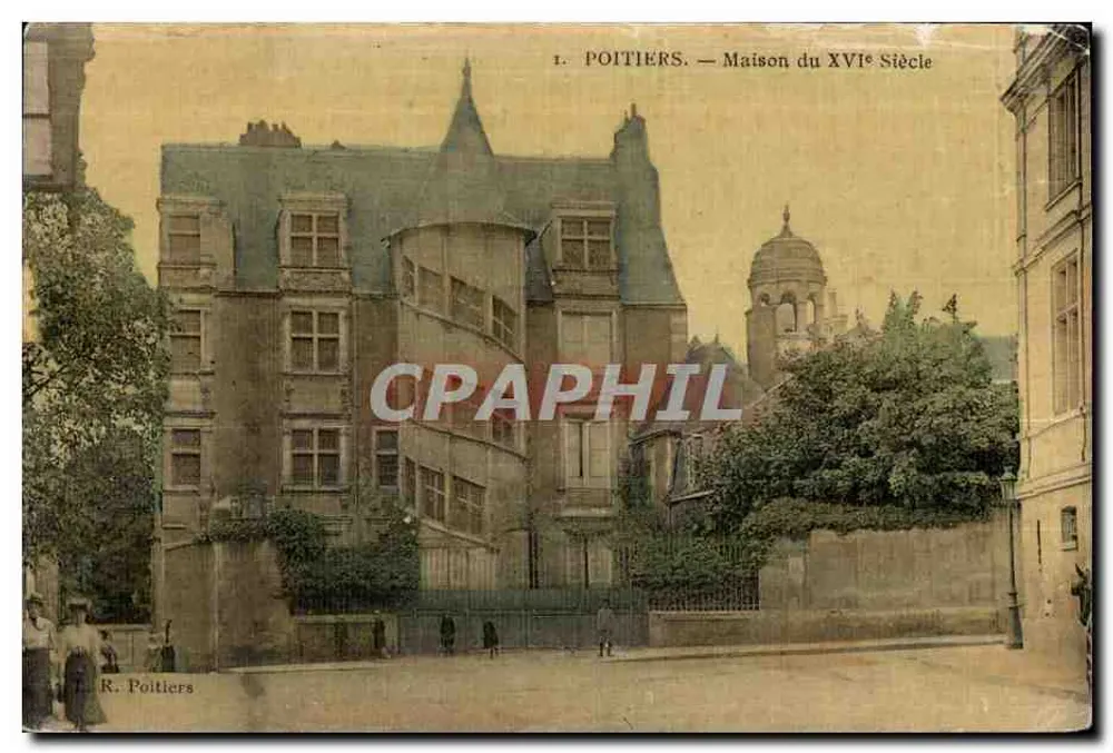 Poitiers — Huis van de 16e eeuw — R. Poitiers - Voorkant