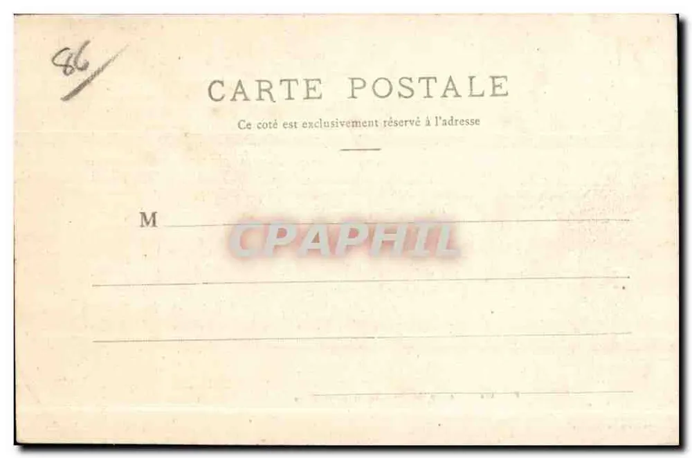 Portiers — Jardin des Plantes, das Wasserbecken — Galeries Parisiennes - Rückseite
