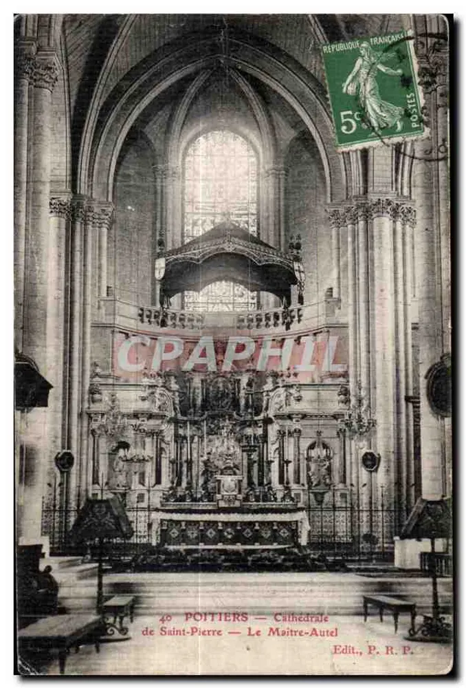 Poitiers — Cathédrale de Saint-Pierre — Le Maître-Autel - Vorderseite