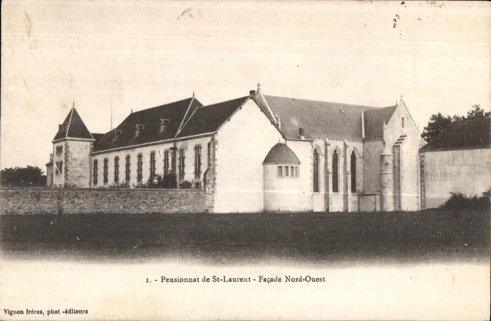 Pensionat St-Laurent — Nordwestfassade — Vignon Brüder, Fotoverleger - Vorderseite
