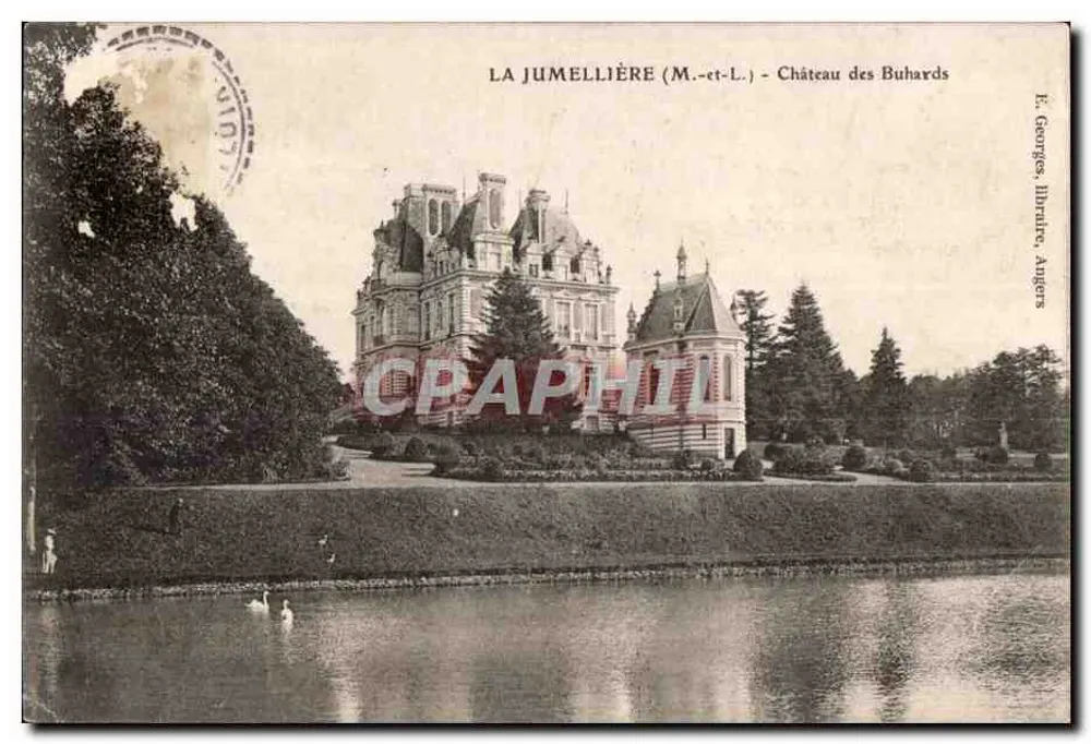 La Jumellière (M.-et-L.) — Schloss des Buhards — L. Georges, Buchhändler, Angers - Vorderseite