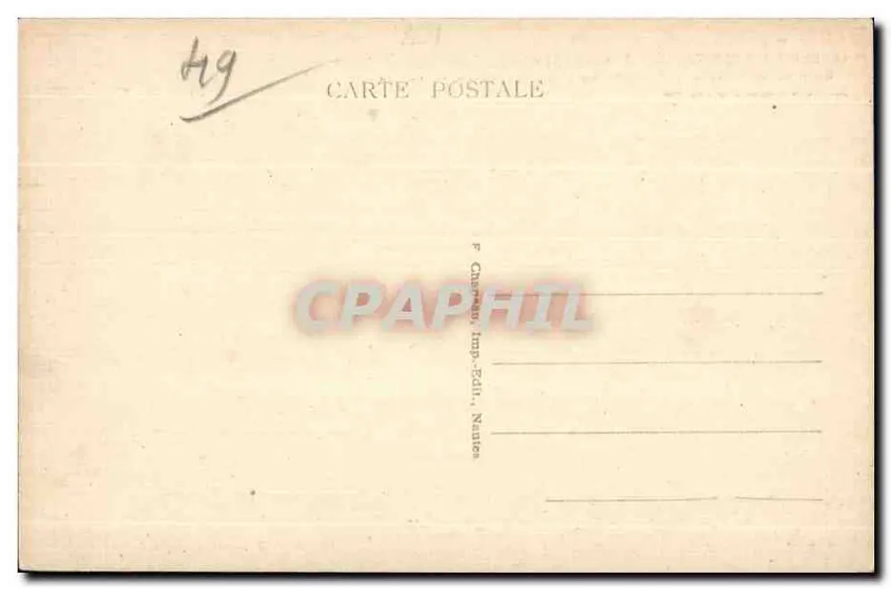 Saint-Florent-le-Vieil (M.-et-L.) - Umgebung - Kapelle des Marillais — Verlag Charlemagne, Nr. 48 - Rückseite
