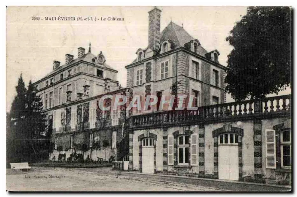 Maulévrier (M.-et-L.) - O Castelo — Localização: Haute-Marne, editor Lie & Maupin - Frente