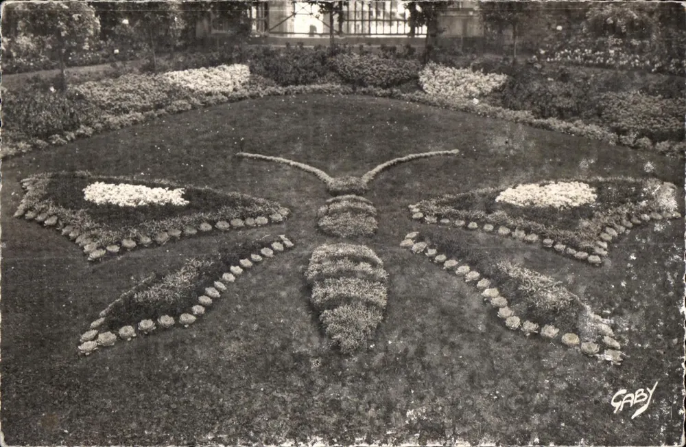 Avranches (Manche) — Der Botanische Garten — Der Schmetterling — Éditions Gaby - Vorderseite
