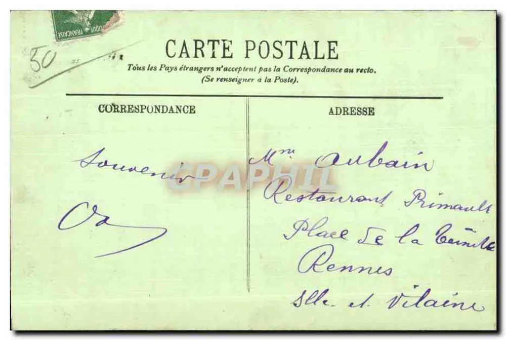 Avranches — Ein Weg im Garten des Bischofs — Lechaplaïs, Verlag - Rückseite