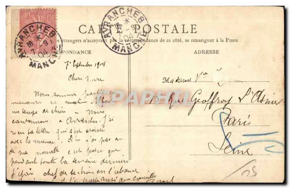 Avranches — O Donjon — Leprovost, editor - Verso