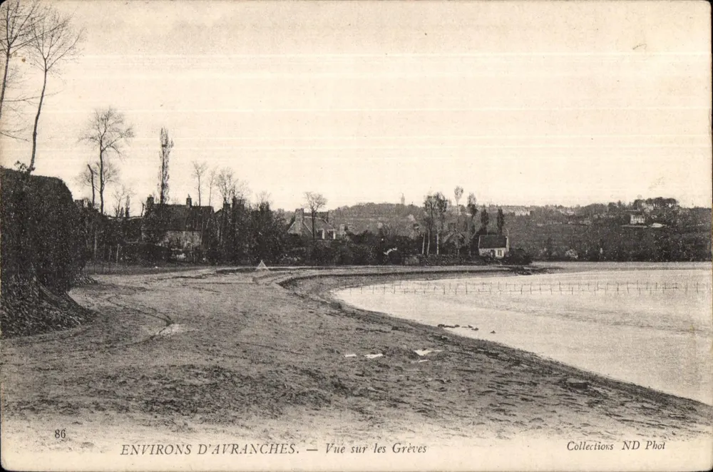 Omgeving van Avranches — Uitzicht op de Grèves — Collecties ND Phot, n°86 - Voorkant