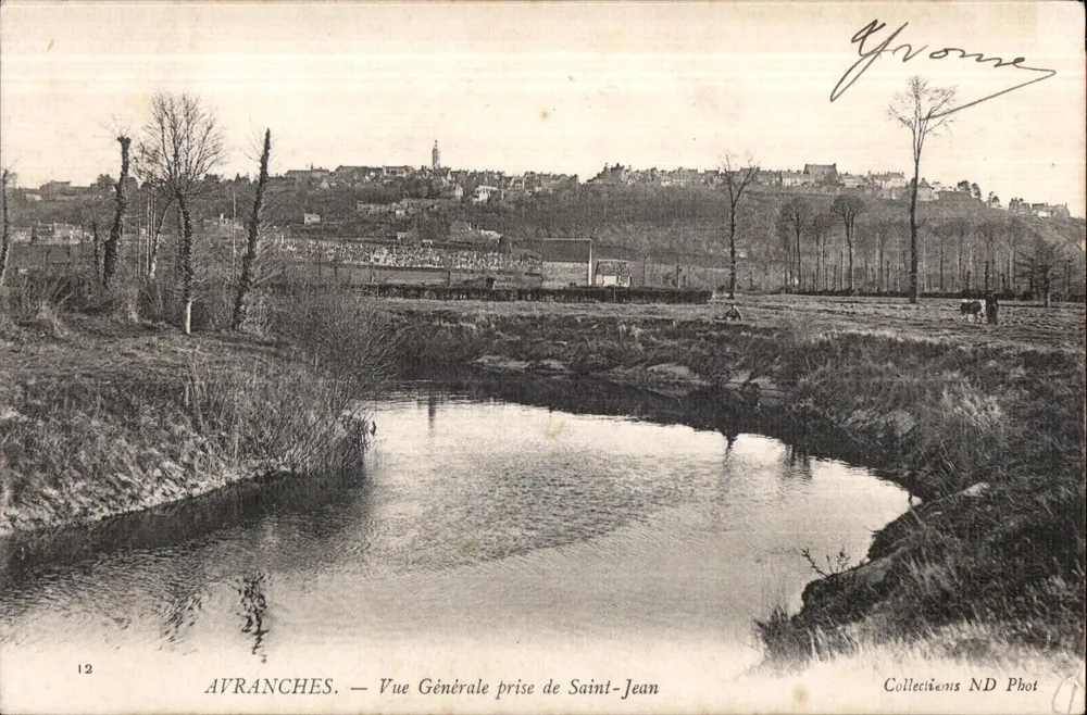 Avranches — Vista generale presa da Saint-Jean — Collezione ND Phot - Recto