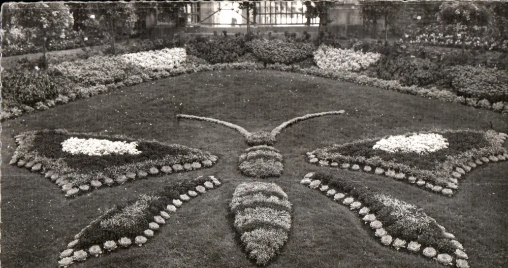 Avranches (Manche) — Der Botanische Garten — Der Schmetterling — Éditions Gaby, Nantes - Vorderseite
