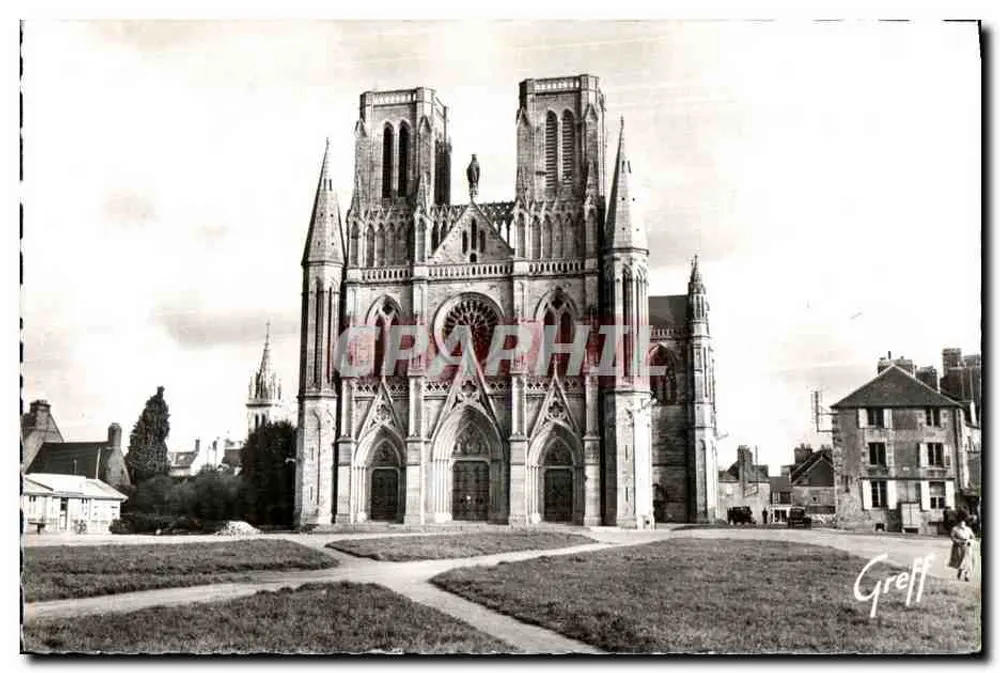 Avranches — A Catedral de Nossa Senhora — Greff, Paris - Frente