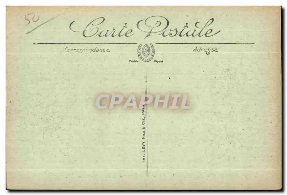 Avranches — Die Bucht von Mont-Saint-Michel von der Plattform aus gesehen — LL. - Rückseite