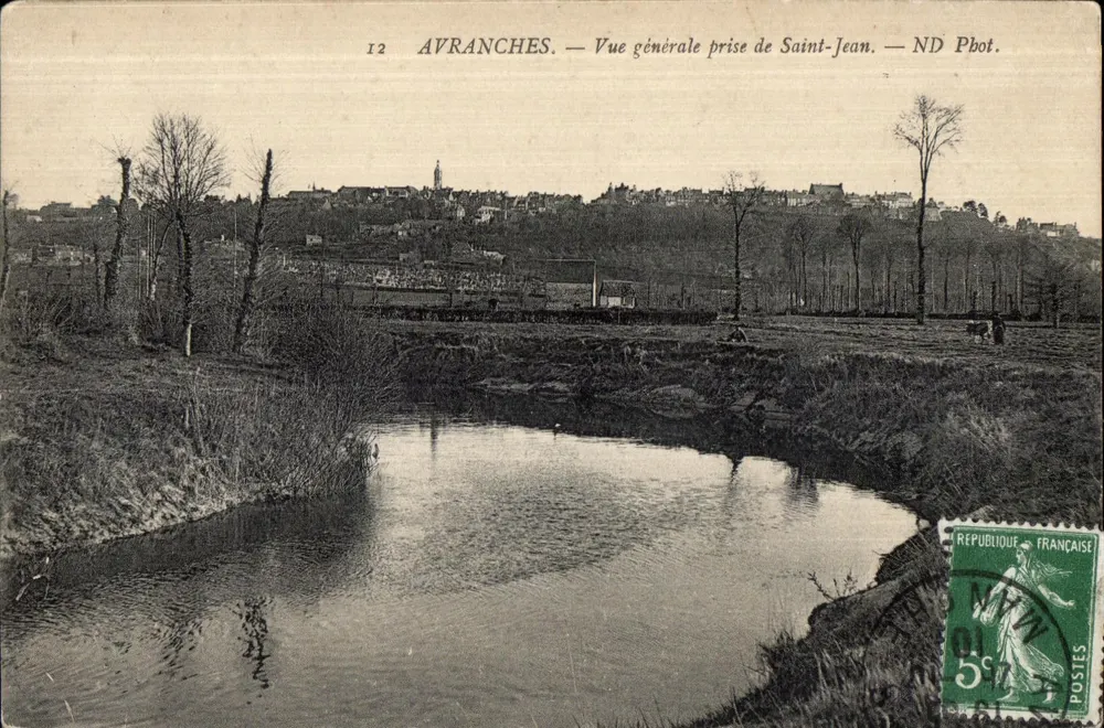 Avranches — Vue générale prise de Saint-Jean — ND Phot. - Frente