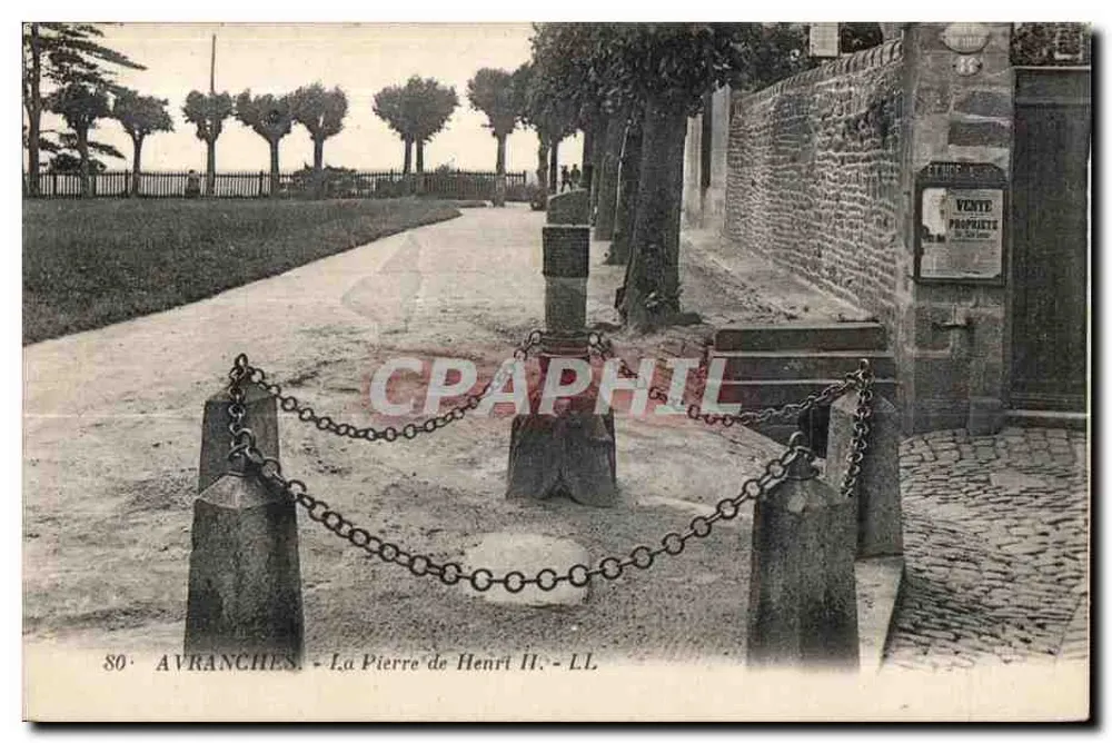 Avranches - A Pedra de Henri II - LL - Frente