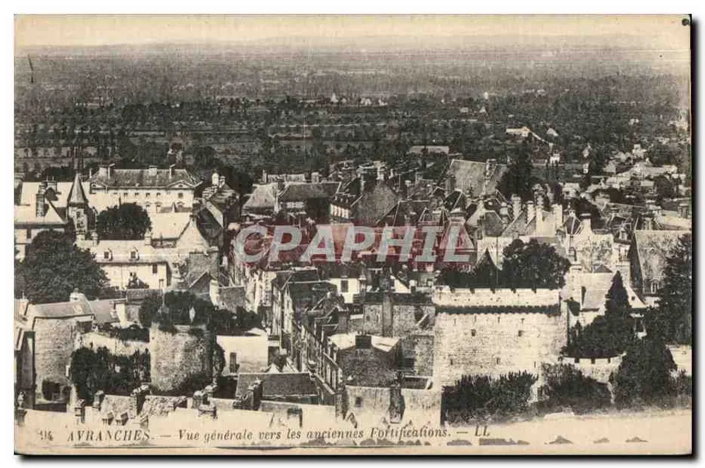 Avranches — Allgemeine Ansicht in Richtung der alten Befestigungen — LL - Vorderseite