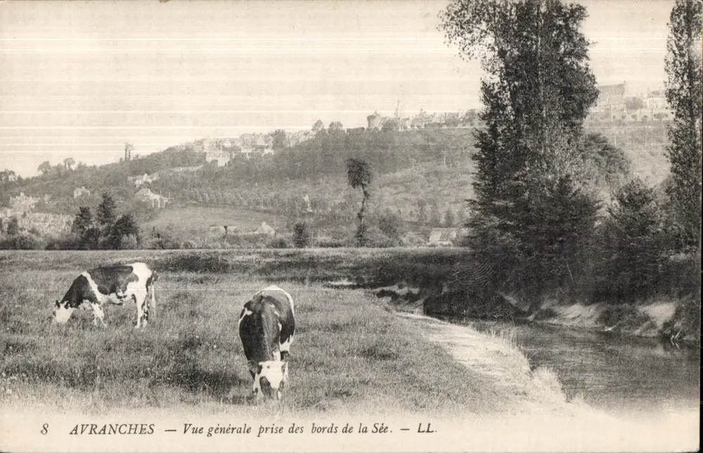 Avranches — Allgemeiner Blick vom Ufer der Sée — LL. - Vorderseite