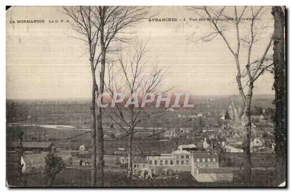 Avranches — Blick auf die Avranches-Landschaft — La C.F.A. - Vorderseite
