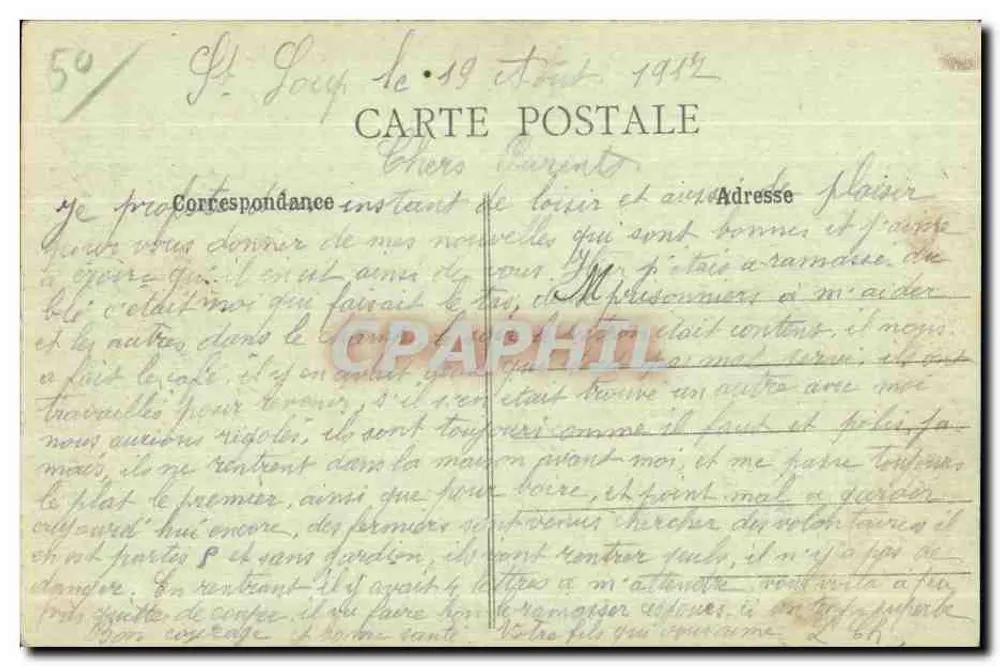 AVRANCHES (Manche) — Kirche Notre-Dame des Champs — J. Sorel, Verlag, Rennes - Rückseite