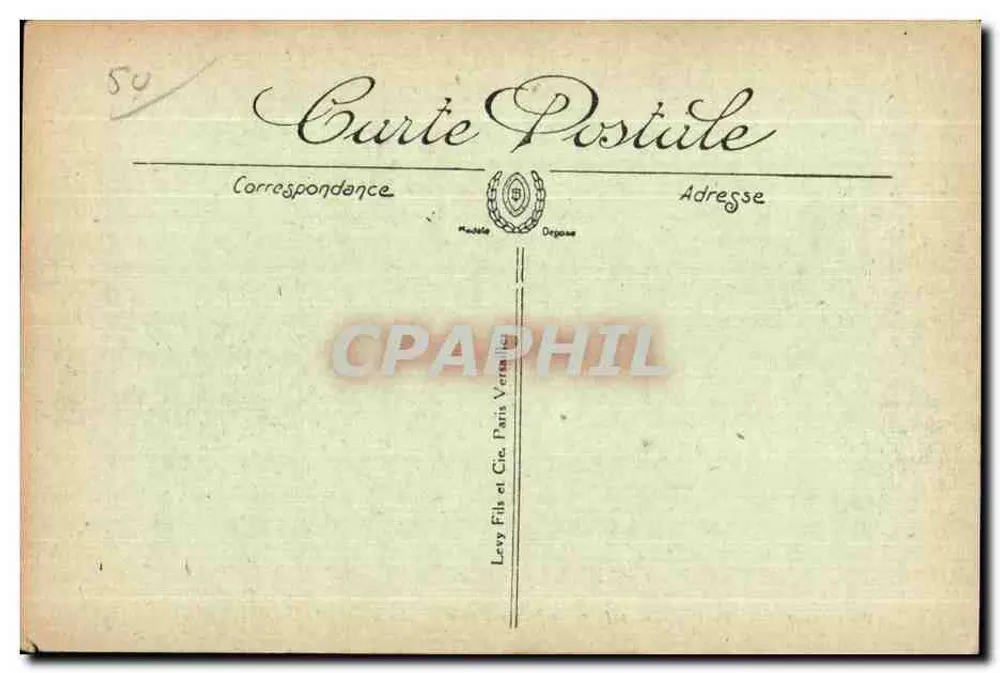 Avranches — Estabelecimento Instituto Notre-Dame — editor Levy Frères - Verso
