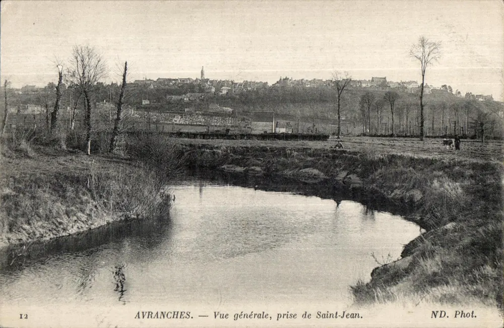 Avranches — Vista general, toma de Saint-Jean — ND. Fot. - Anverso