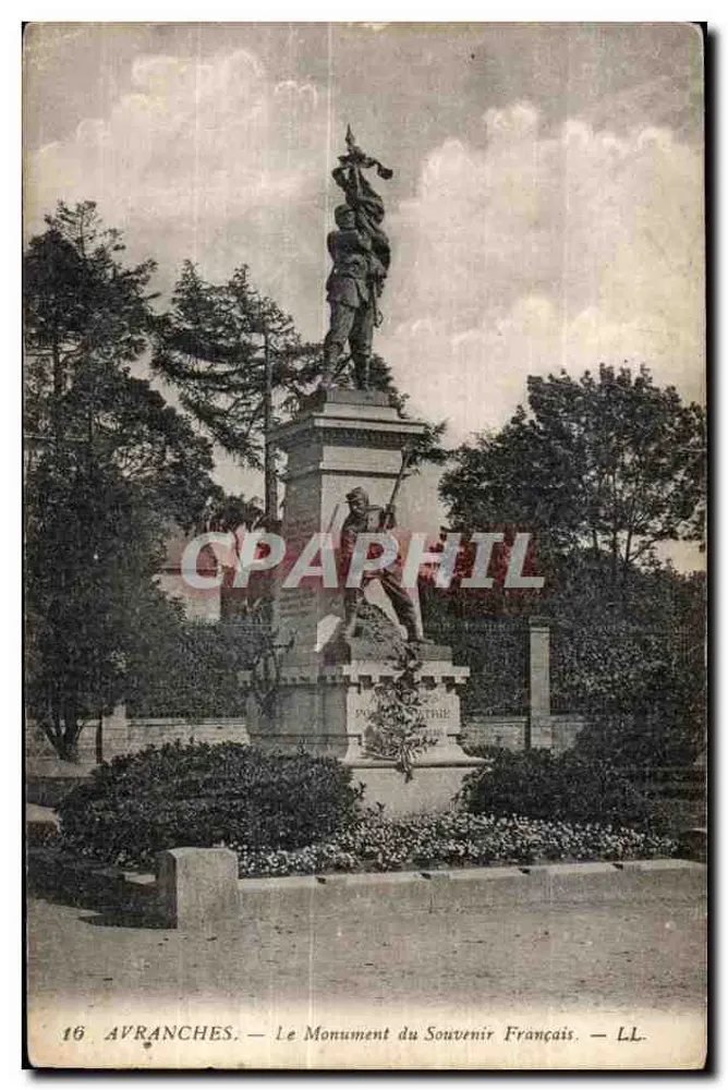 Avranches — Das französische Gedenkmonument — LL - Vorderseite