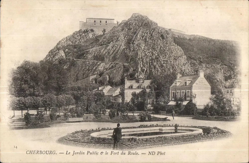 Cherbourg — Der Öffentliche Garten & das Fort du Roule — ND Phot - Vorderseite